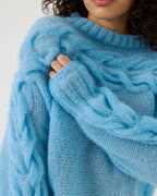 Jūra Genser – Silke & Mohair, Sea Glass - Håndlaget