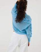 Jūra Genser – Silke & Mohair, Sea Glass - Håndlaget