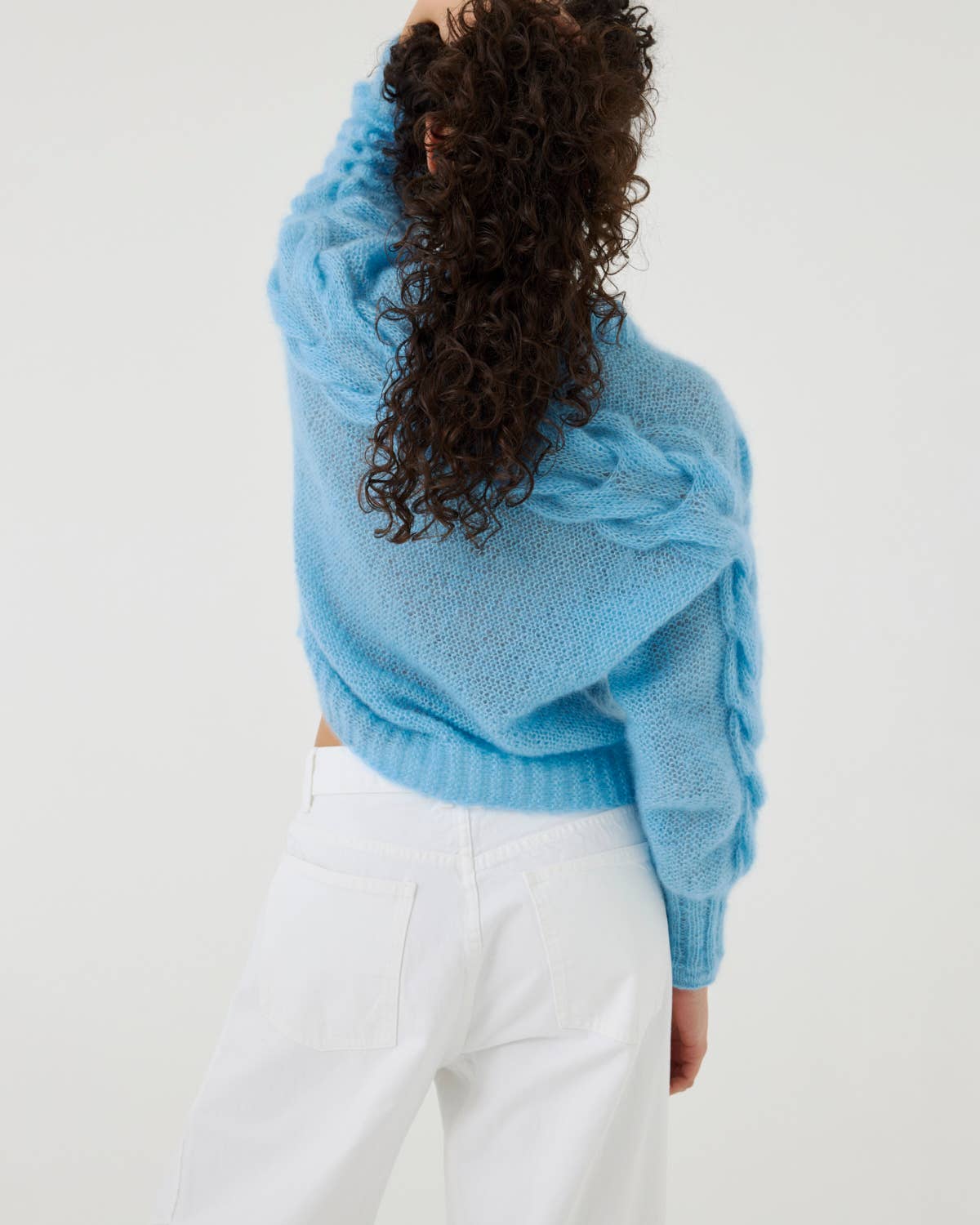 Jūra Genser – Silke & Mohair, Sea Glass - Håndlaget