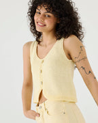 Vėdrynas Topp – Bomull, Butter Yellow