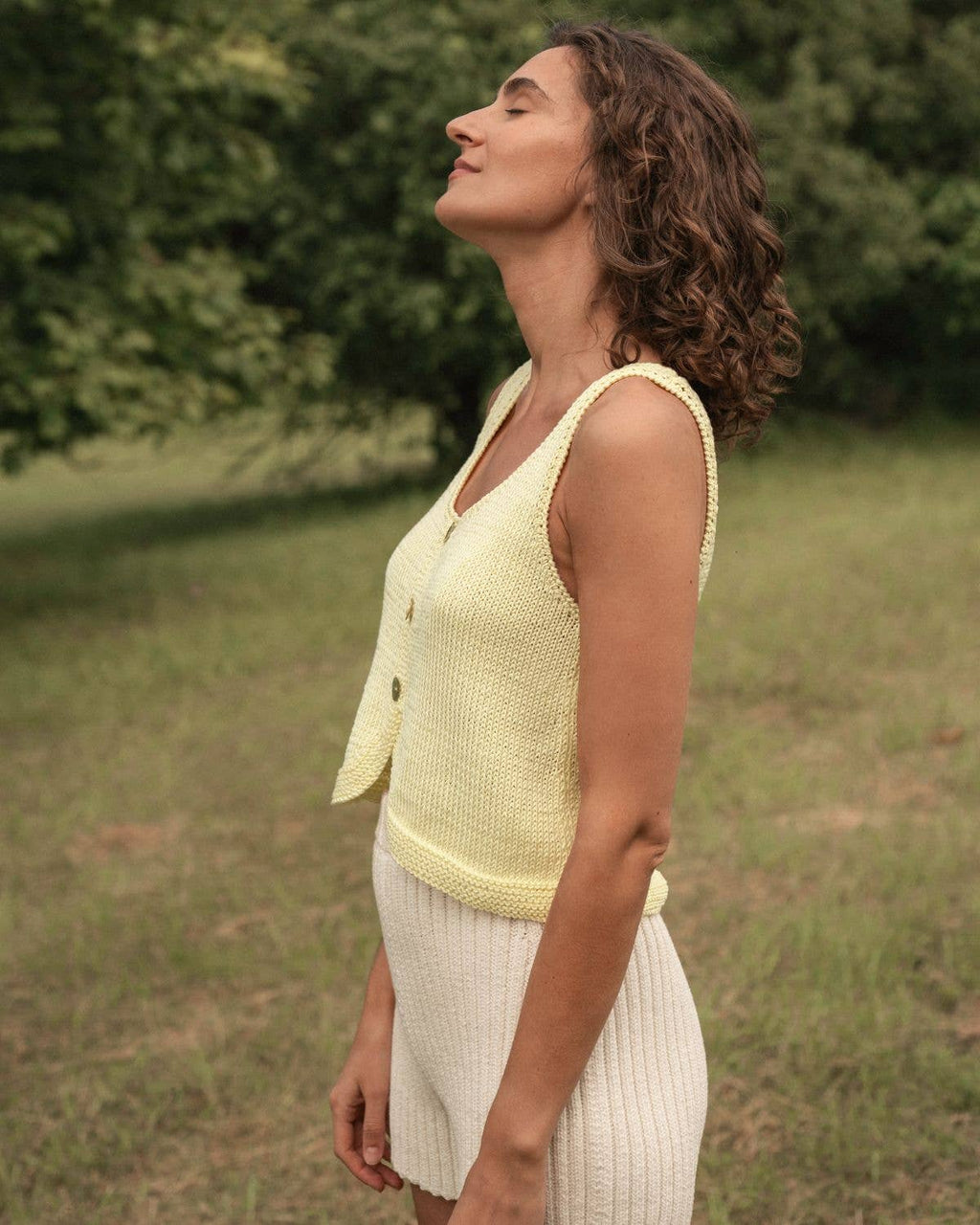 Vėdrynas Topp – Bomull, Butter Yellow