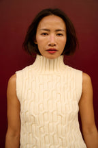 Mūša Vest – Merinoull, Sea Salt