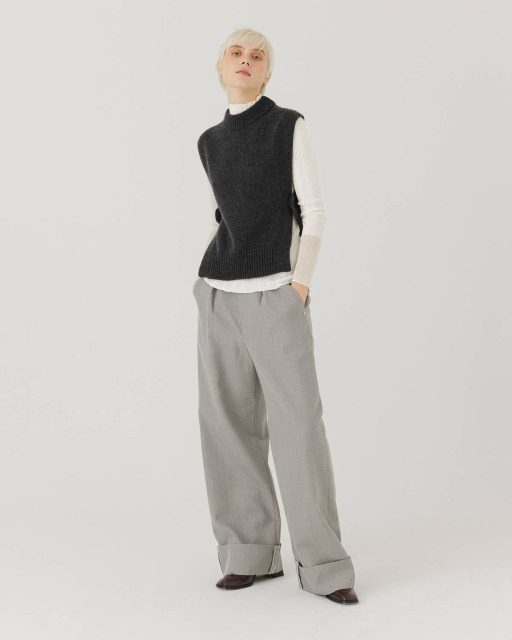 Giria Vest – Ull, Charcoal