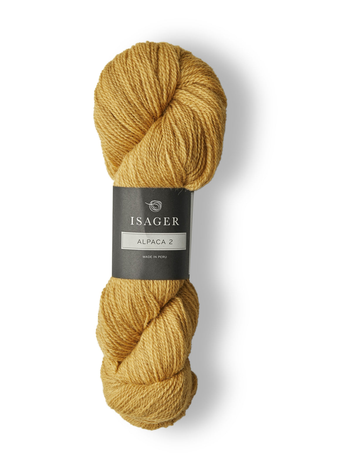 Isager Alpaca 2 59 curry - helt garnnøste
