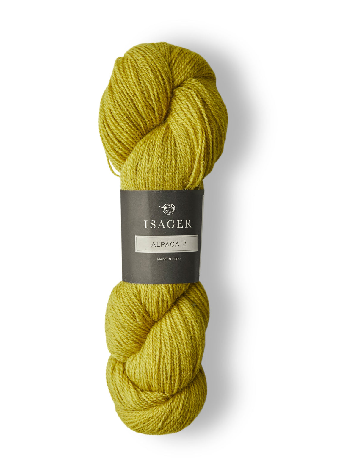 Isager Alpaca 2 40 lime - helt garnnøste