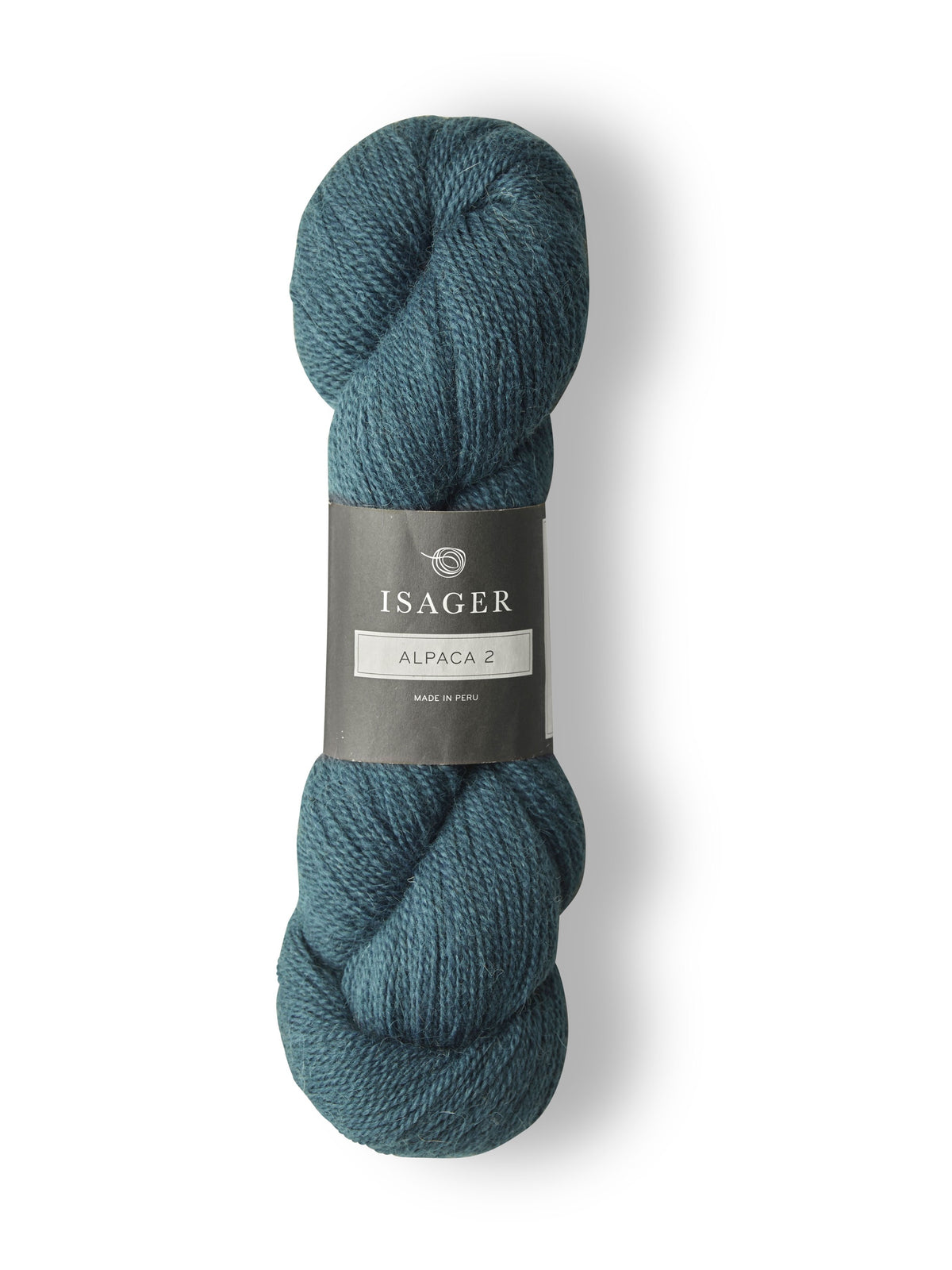 Isager Alpaca 2 54 petrol - helt garnnøste