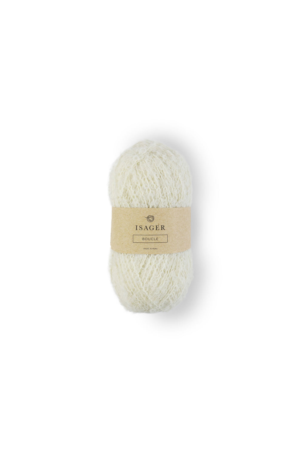 Isager Bouclé E0 - helt garnnøste
