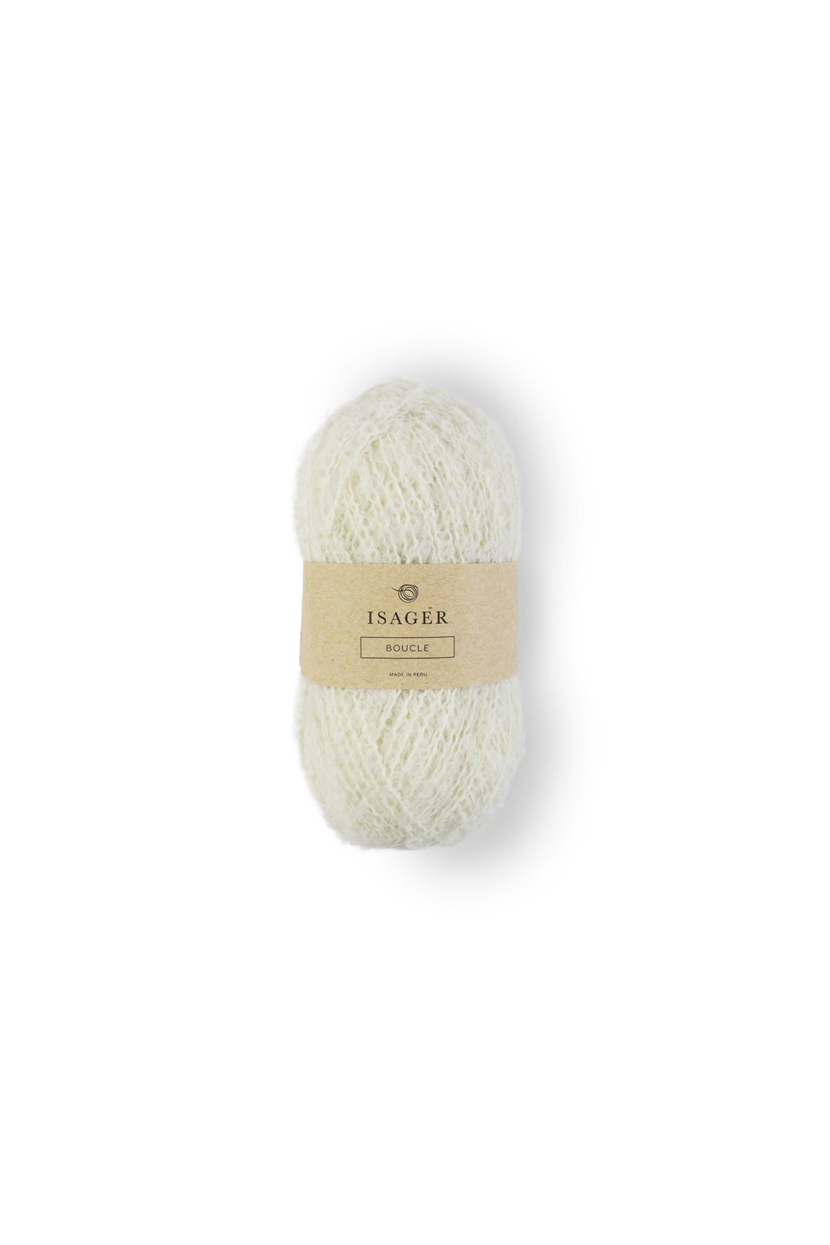 Isager Bouclé E0 - helt garnnøste