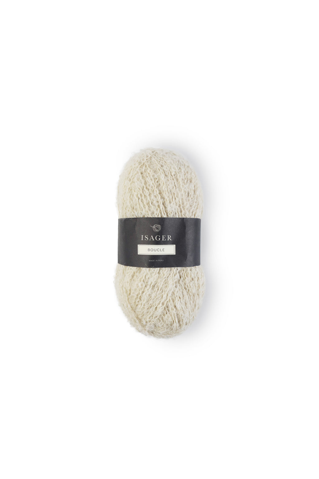 Isager Bouclé E6s - helt garnnøste