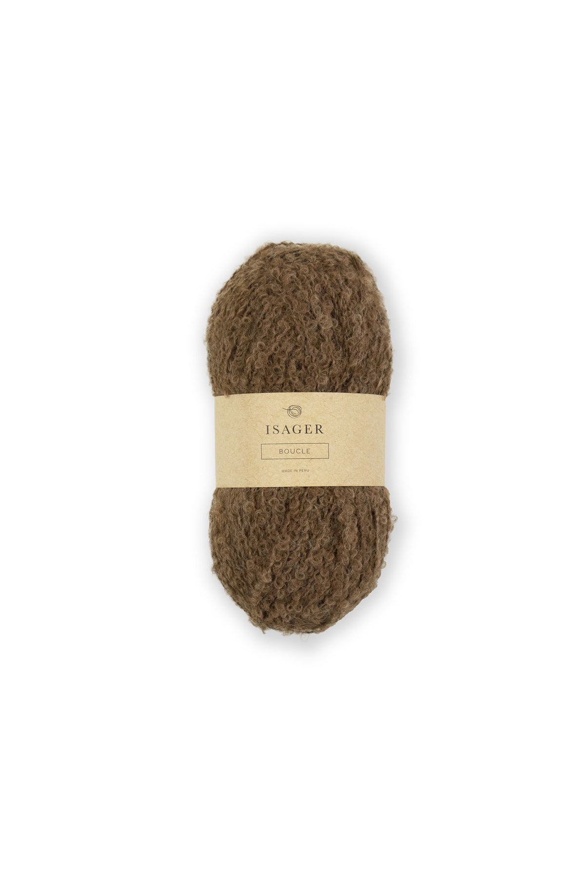 Isager Bouclé E8s - helt garnnøste