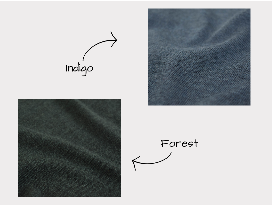 Eden Omslagscardigan i Fin Merinoull fra OUBAS – farge Indigo