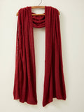Brant Sjal i Lammeull fra OUBAS – farge Russet Red