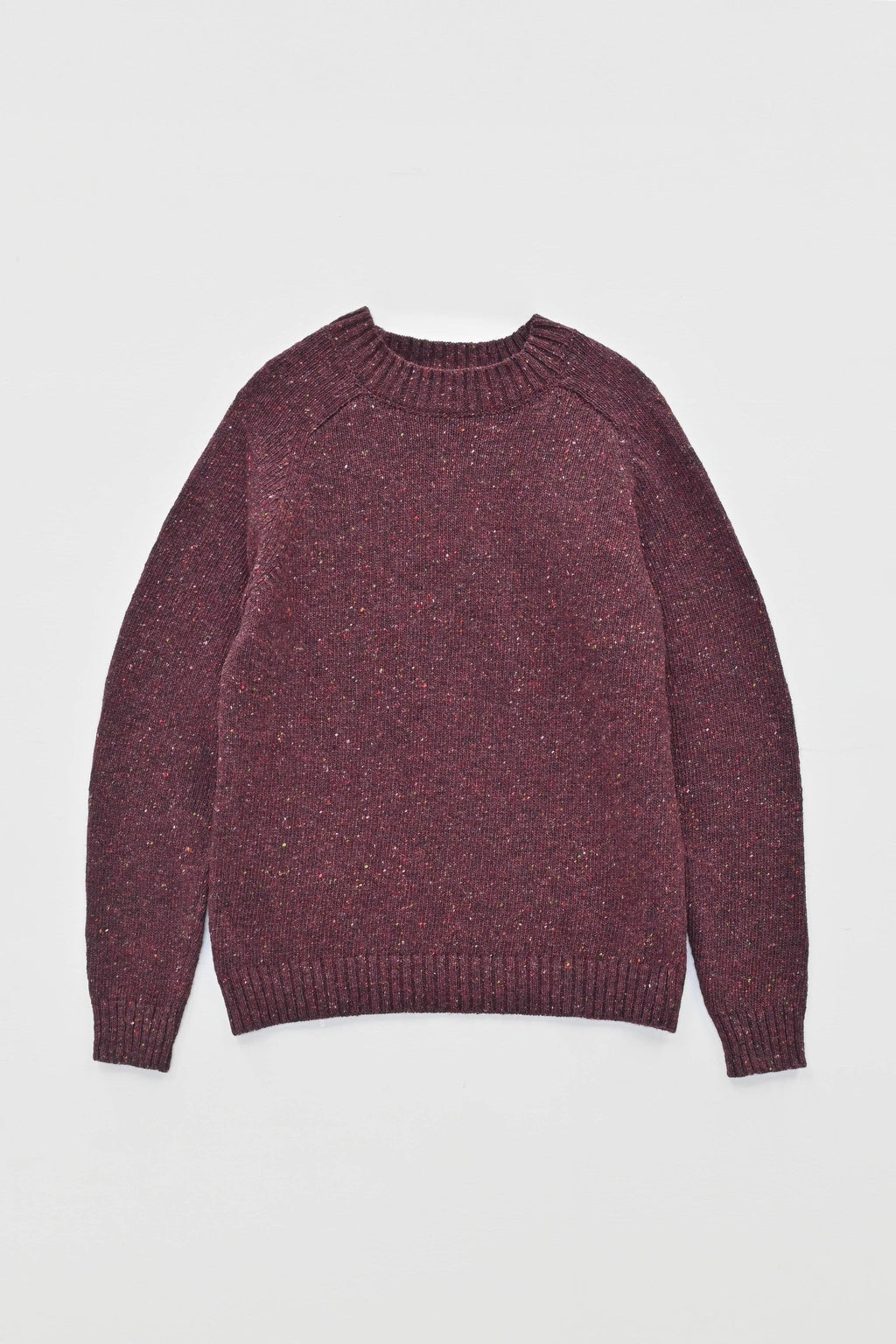 Donegal Herregenser i Merinoull fra OUBAS – farge Mulberry
