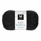 524 Svart -- dale baby bomull garn