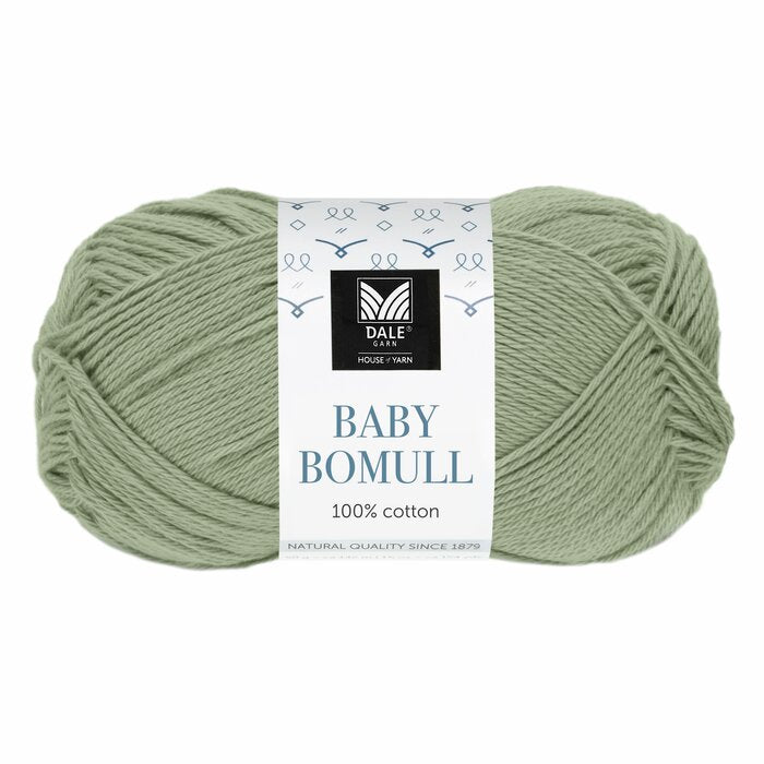 506 Jadegrønn -- dale baby bomull garn