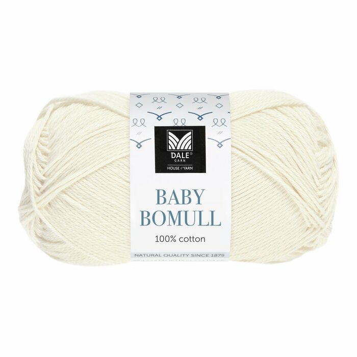 502 Natur -- dale baby bomull garn
