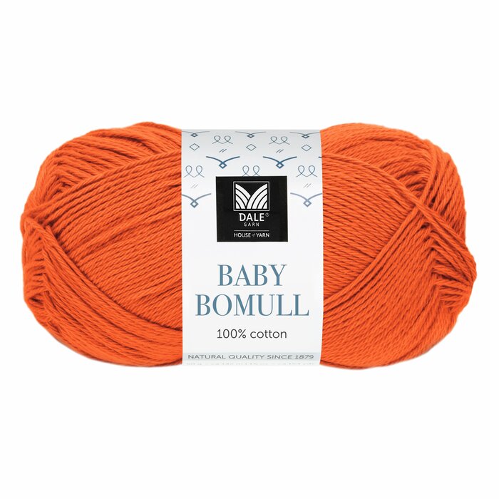 511 Oransje -- dale baby bomull garn