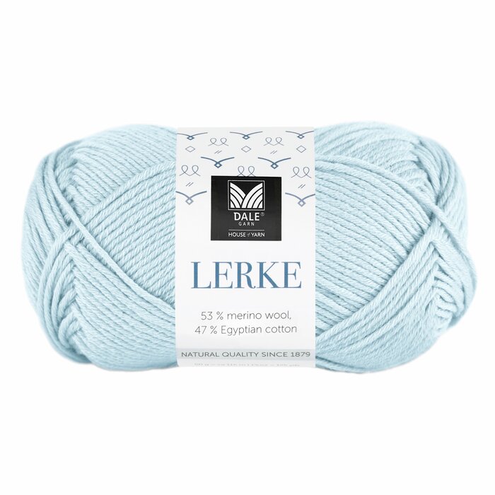8179 Lys blå -- dale lerke garn