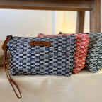 Woven Clutch – håndvevd veskemappe – Blue Mountain