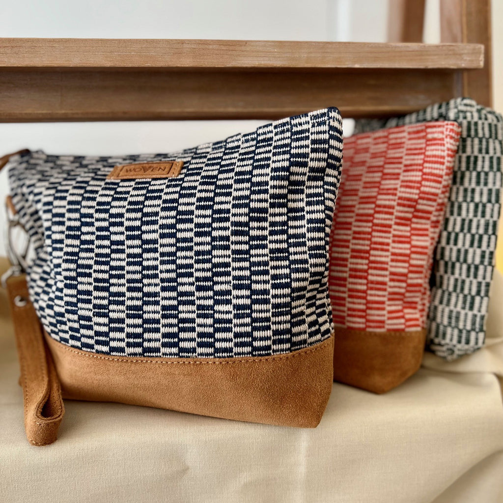 Woven Flexbag – håndvevd prosjektveske – Blue Mountain