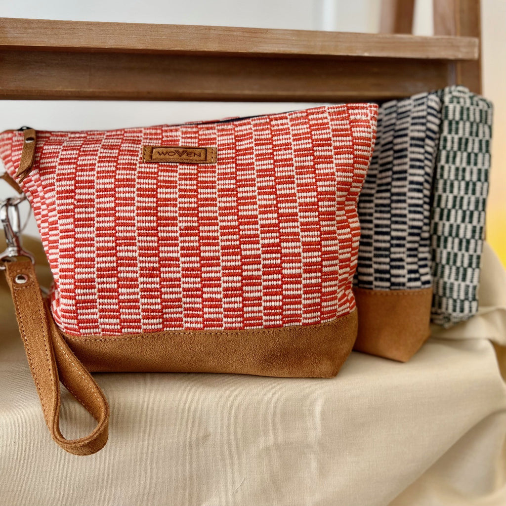 Woven Flexbag – håndvevd prosjektveske – Sweet Sunrise