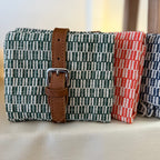 Woven Pinnemappe til utskiftbare pinner – Green Cotton