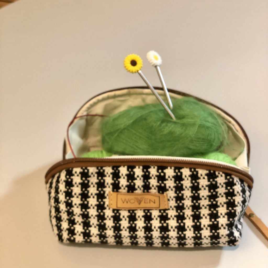 Woven Smartboks medium – Sort & Hvit hundetann