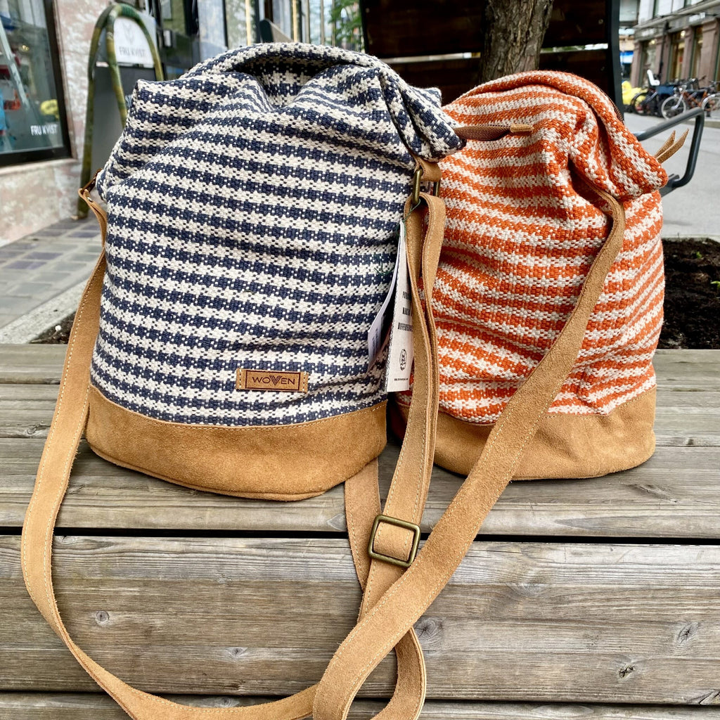 Woven Strikkebag/skulderveske – detaljbilde